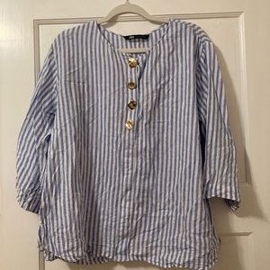 Zara linen top